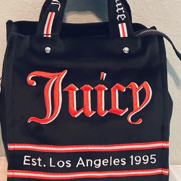 ♛Juicy Couture UK Velour Small Handbag Purse With Wallet♛
